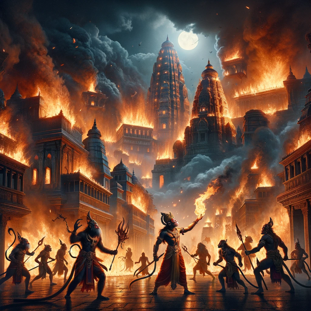 The Monkeys Burn Lanka